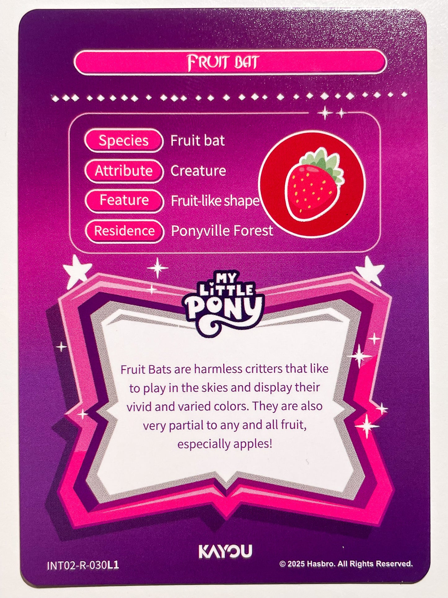 Fruit Bat (R) INT02-R-030 L1