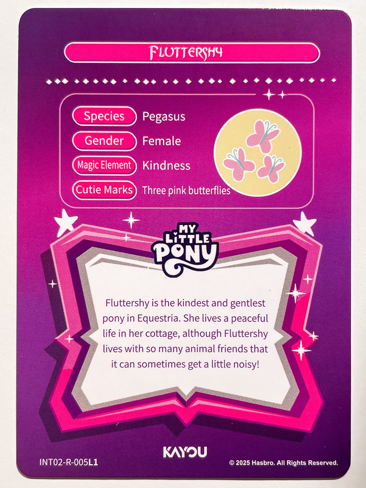 Fluttershy (R) INT02-R-005 L1