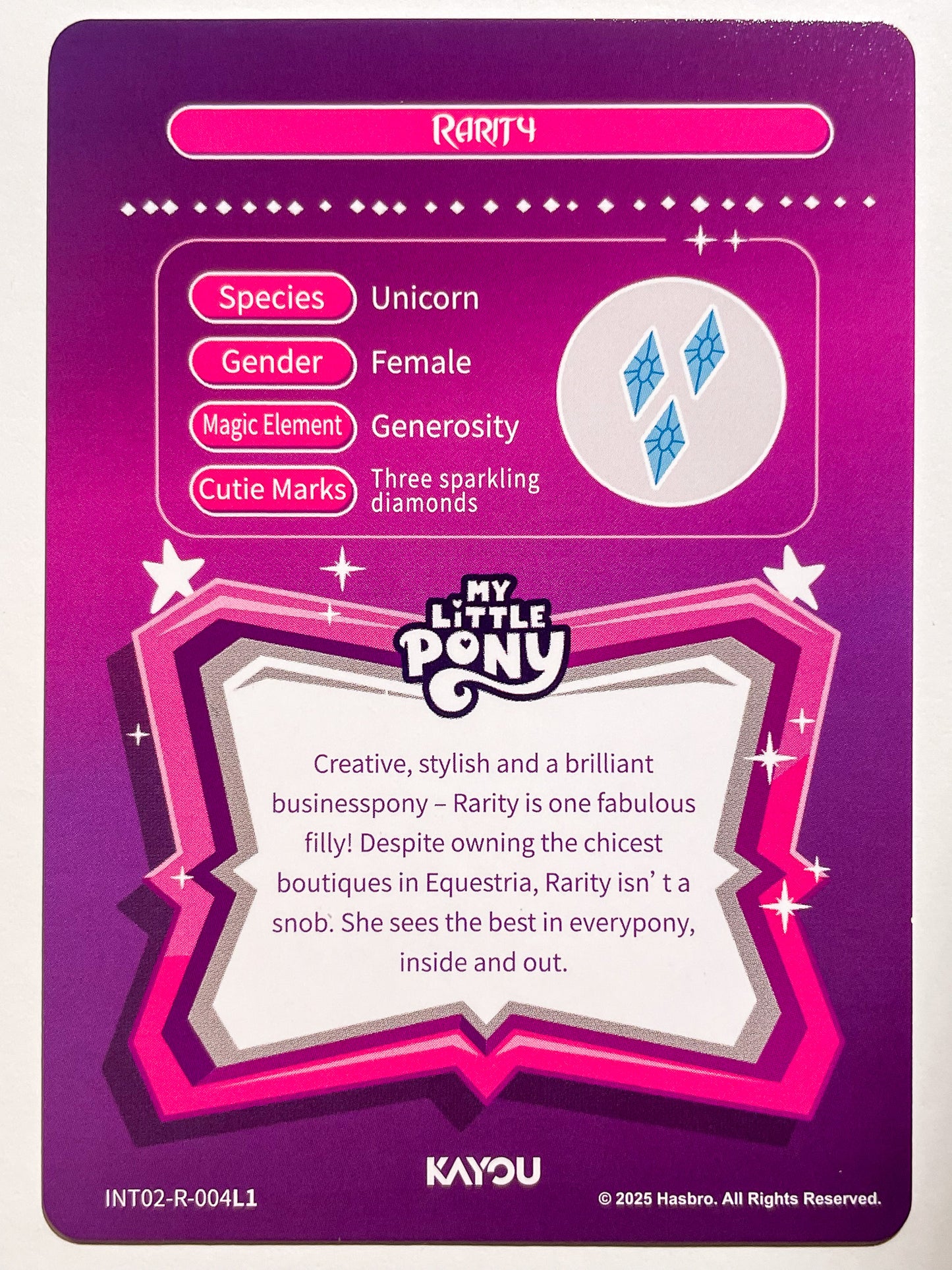Rarity (R) INT02-R-004 L1