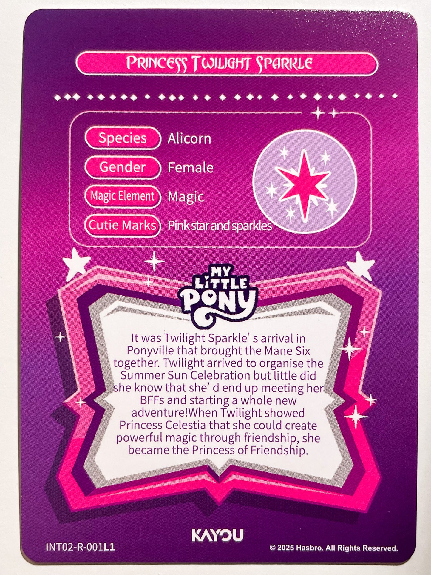 Princess Twilight Sparkle (R) INT02-R-001 L1