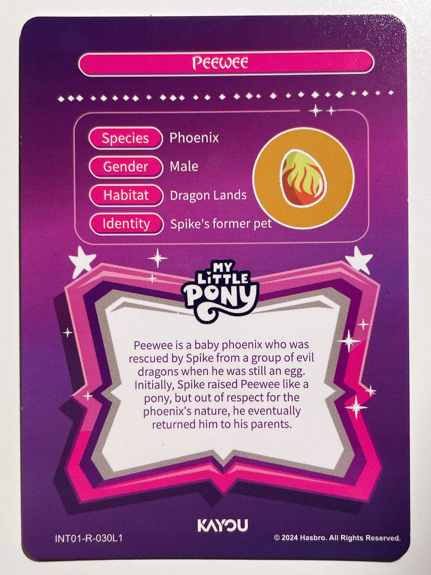 Peewee (R) INT01-R-030 L1