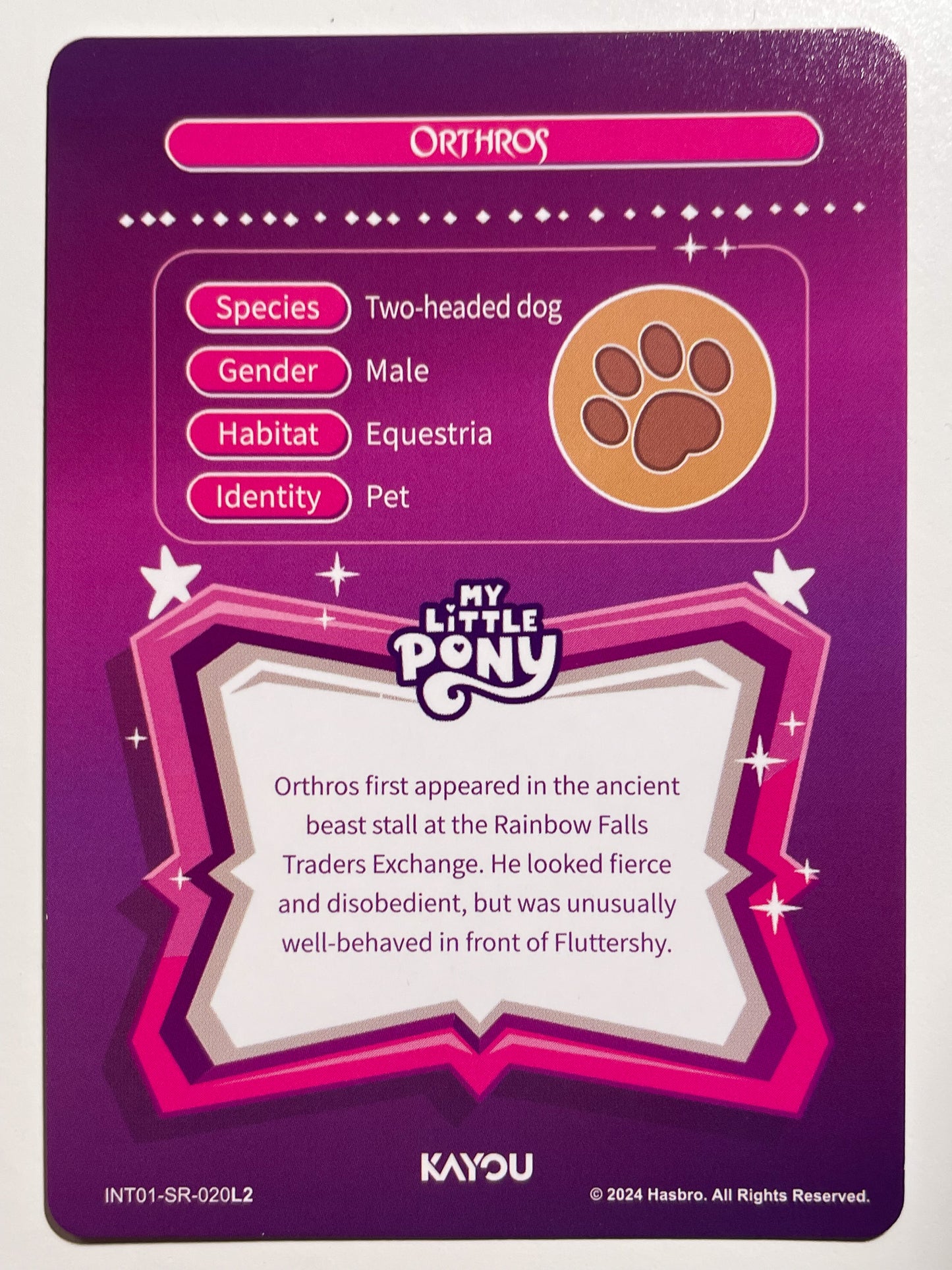 Orthros (SR) - INT01-SR-020 L2