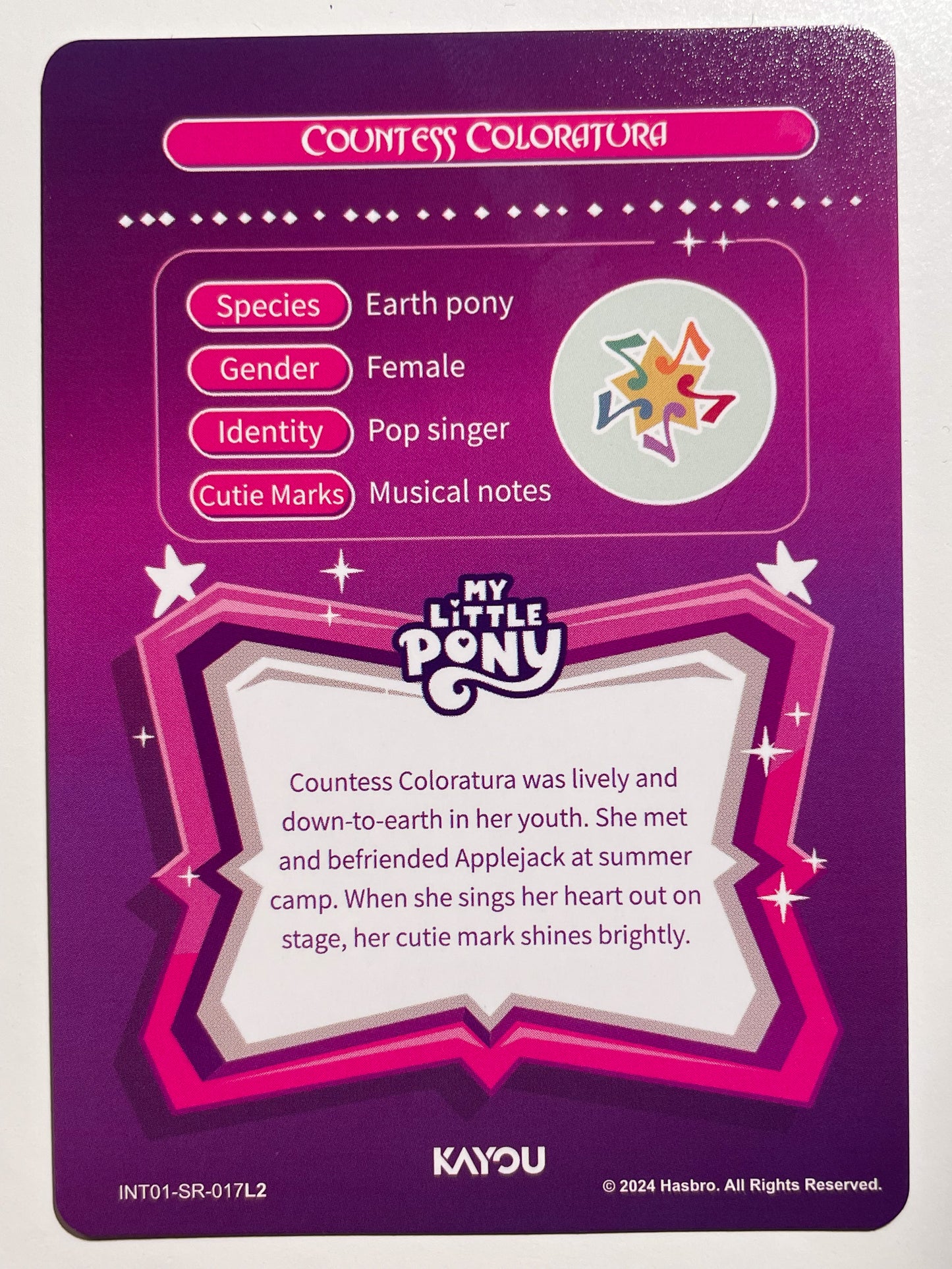 Countess Coloratura (SR) - INT01-SR-017 L2