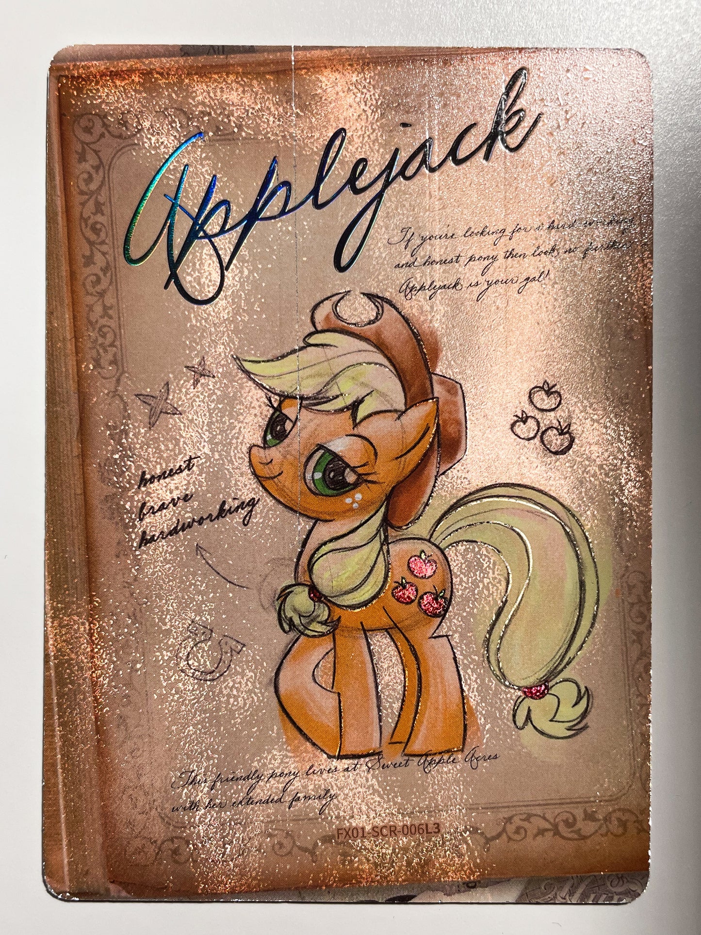 Applejack (DAMAGED) (SCR) FX01-SCR-006