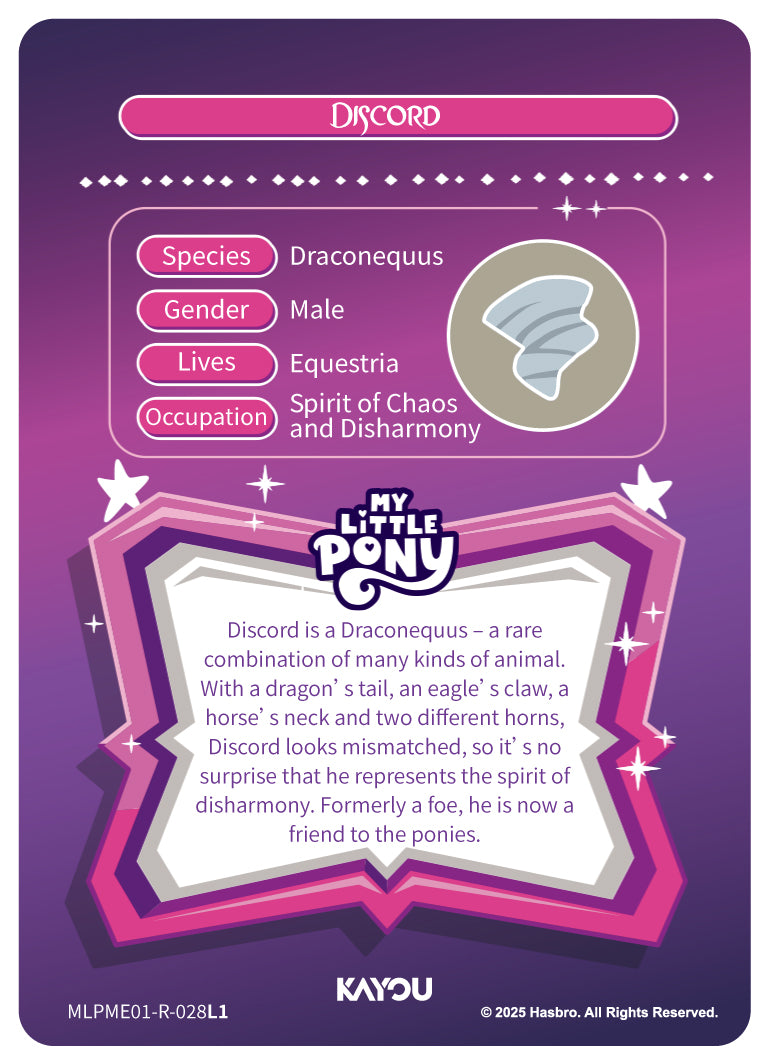 Discord (R) MLPME01-R-028 L1