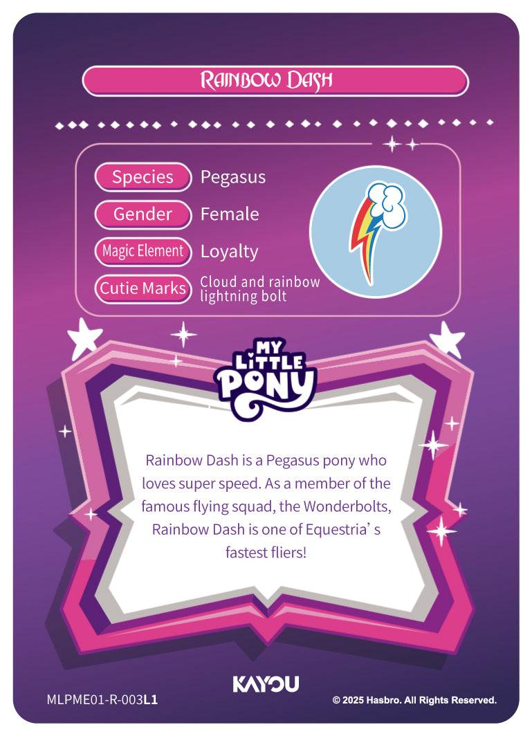 Rainbow Dash (R) MLPME01-R-003 L1