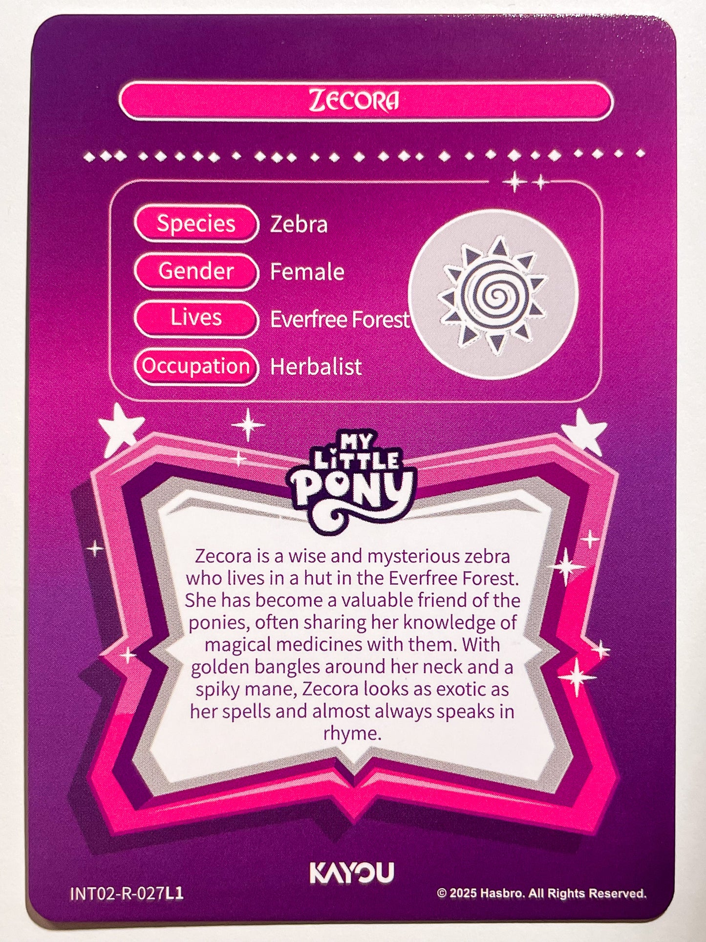 Zecora (R) INT02-R-027 L1