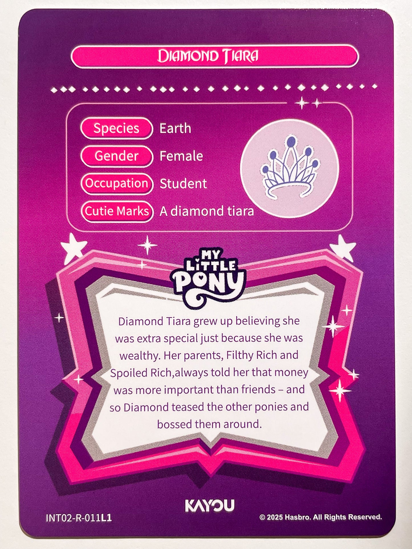 Diamond Tiara (R) INT02-R-011 L1