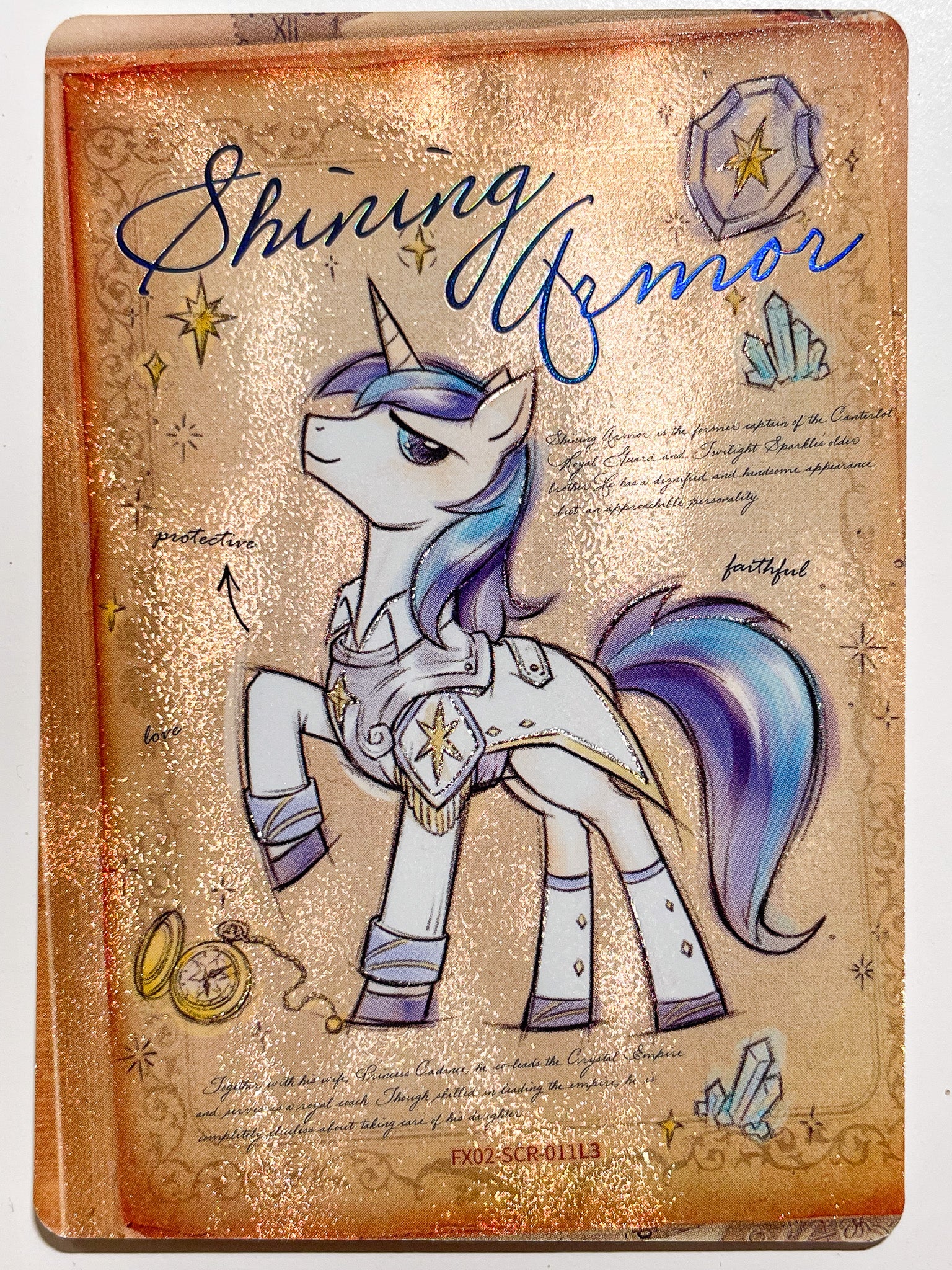 Shining Armor (SCR) FX02-SCR-011 L3 – My Little Card Collection