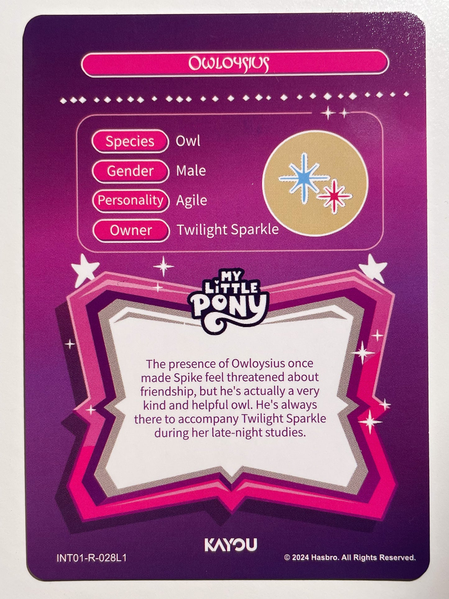 Owlowcious (R) INT01-R-028 L1