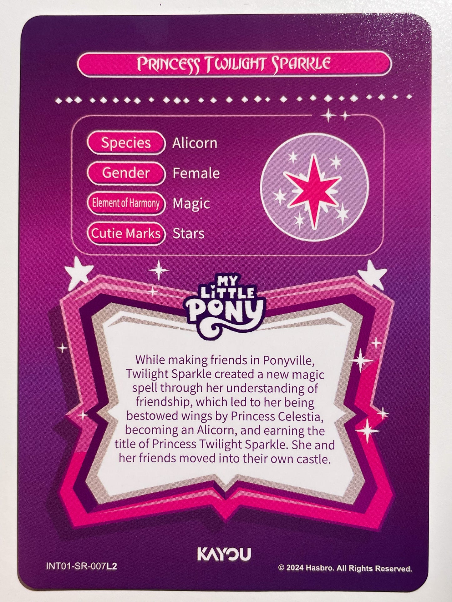 Princess Twilight Sparkle (SR) - INT01-SR-007 L2