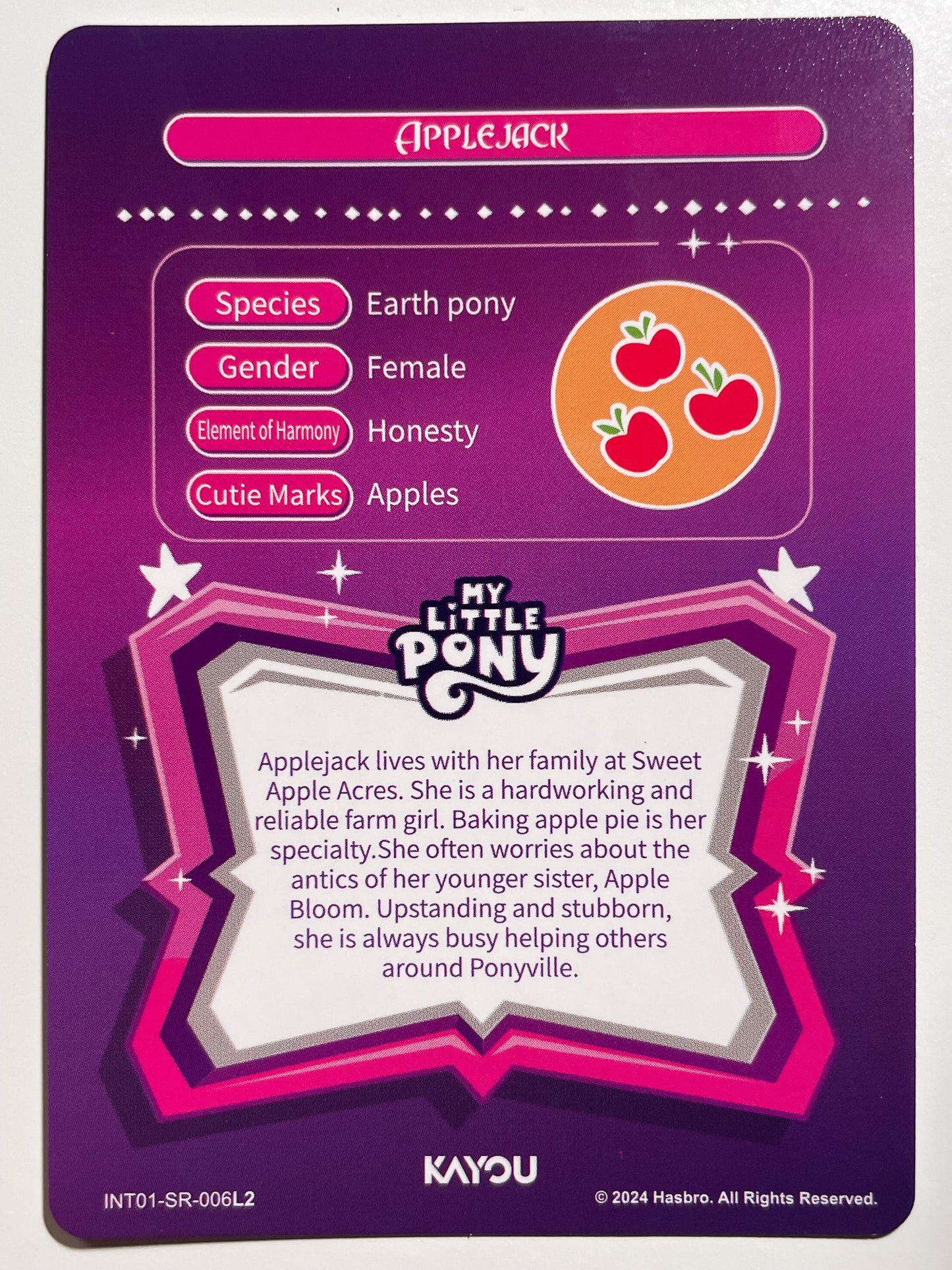Applejack (SR) - INT01-SR-006 L2