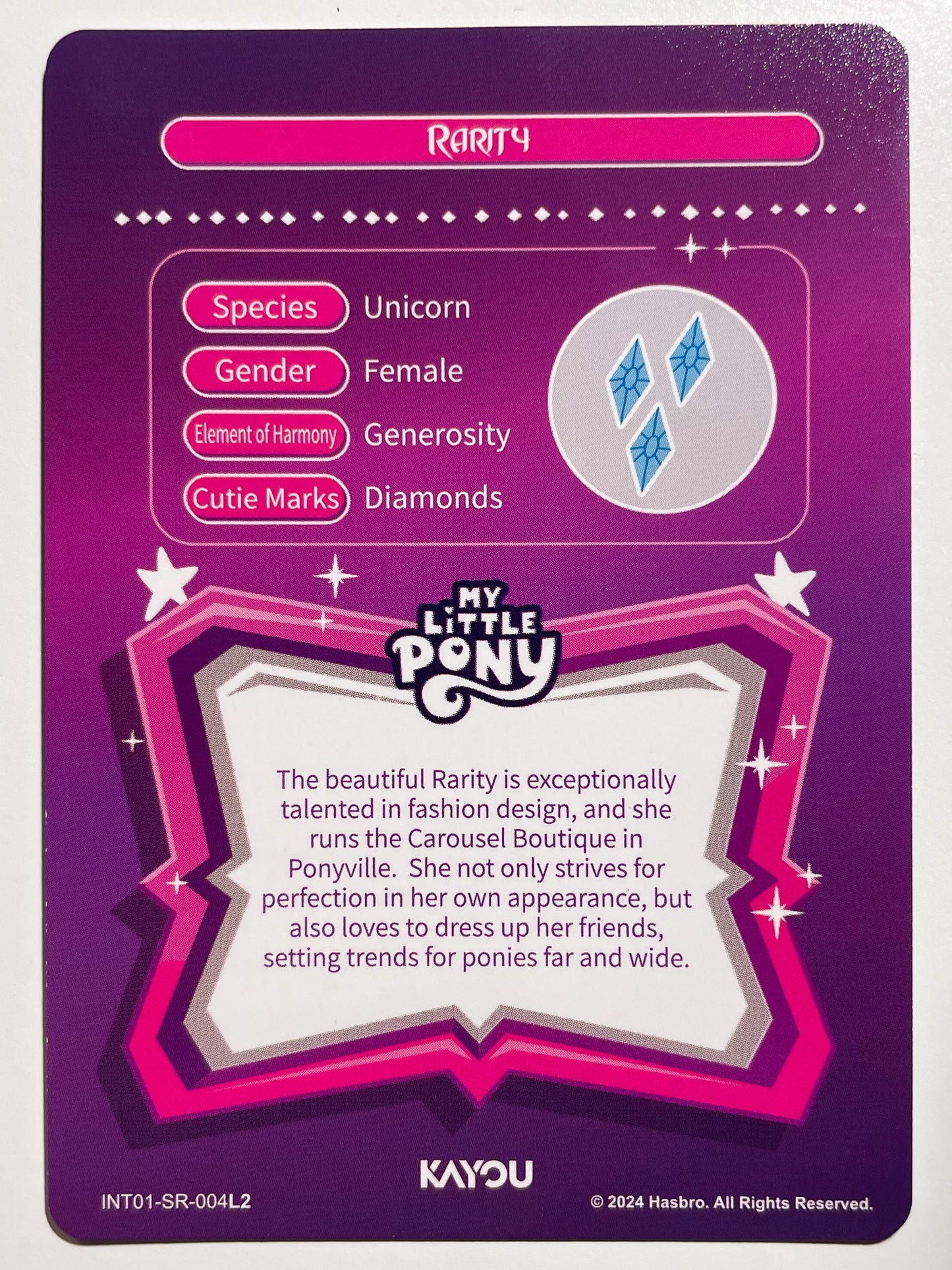 Rarity (SR) - INT01-SR-004 L2