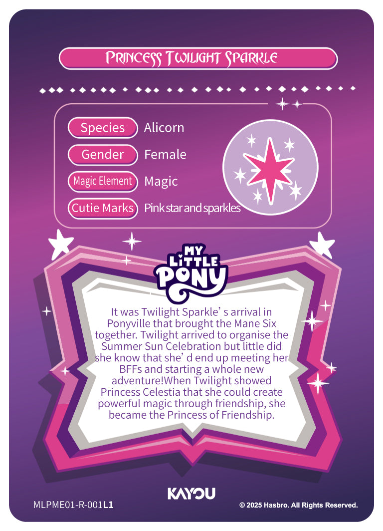 Princess Twilight Sparkle (R) MLPME01-R-001 L1