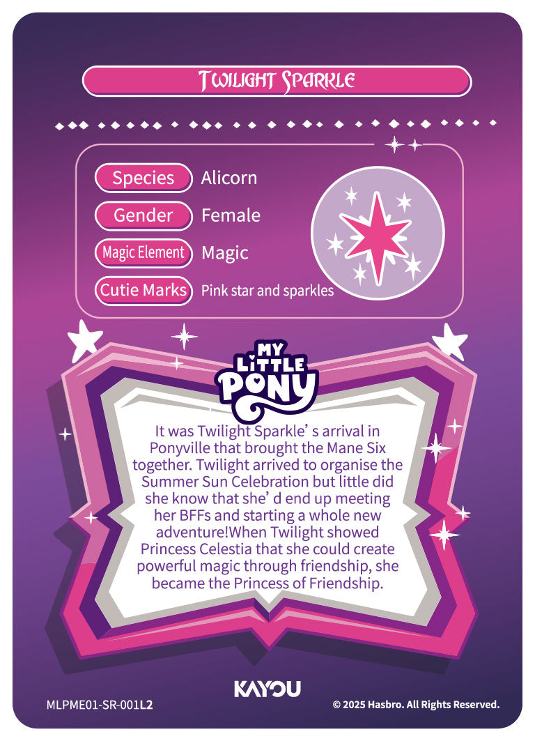 Twilight Sparkle (SR) - MLPME01-SR-001 L2