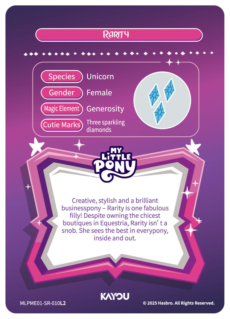 Rarity (SR) - MLPME01-SR-010 L2