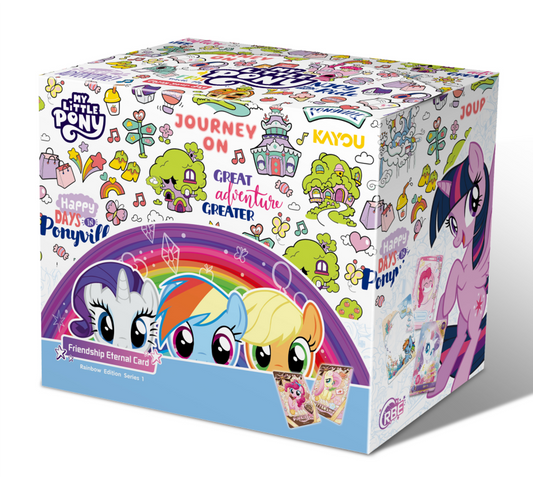 *PRE-ORDER Kayou My Little Pony cards - Rainbow edition series 1 - ENGLISH VERSION